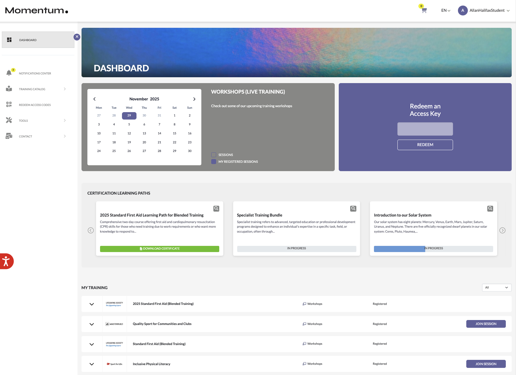 Student Dashboard